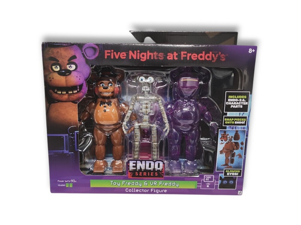 New Sealed Five Nights at Freddy’s FNAF Endo Series 2 Toy Freddy & VR Freddy